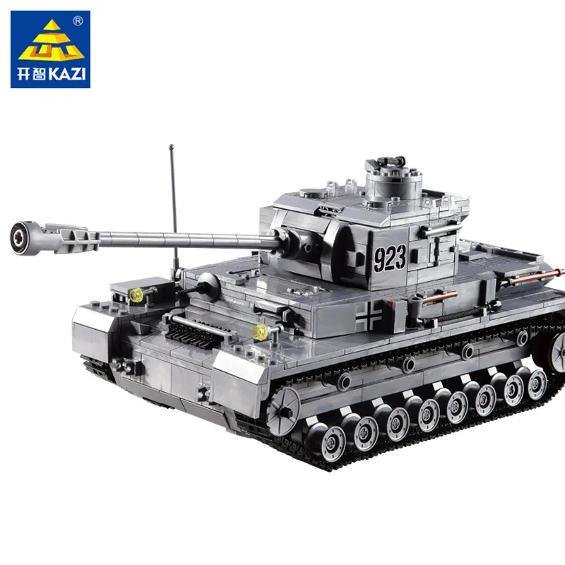 

1193Pcs Large Panzer IV Tank King Building Blocks Sets Military WW2 Army War Soldiers Playmobil Assembling Educational Kids Toys