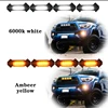 iJDM 6000K White/amber 12v Front Grille Lighting For car 2016-2022 Toyota Tacoma w/TRD Pro Grill ONLY Front Grille Lighting DRL ► Photo 2/6