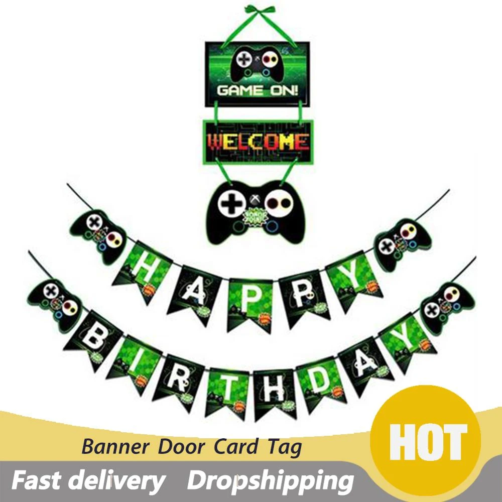 Banderole De Porte Avec Etiquette De Carte Theme De Jeu Video Fournitures De Fete D Anniversaire Decoration De Porte Aliexpress Maison Animalerie Banderole De Porte Avec Etiquette De Carte Theme De Jeu Video Fournitures De Fete D Anniversaire Decoration De Porte Aliexpress Maison Animalerie