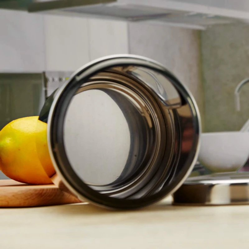 Food Storage Containers Airtight Containers 3 Piece Set Large Air Tight Clear Durable with Lids Grain Storage Tank Transparent V