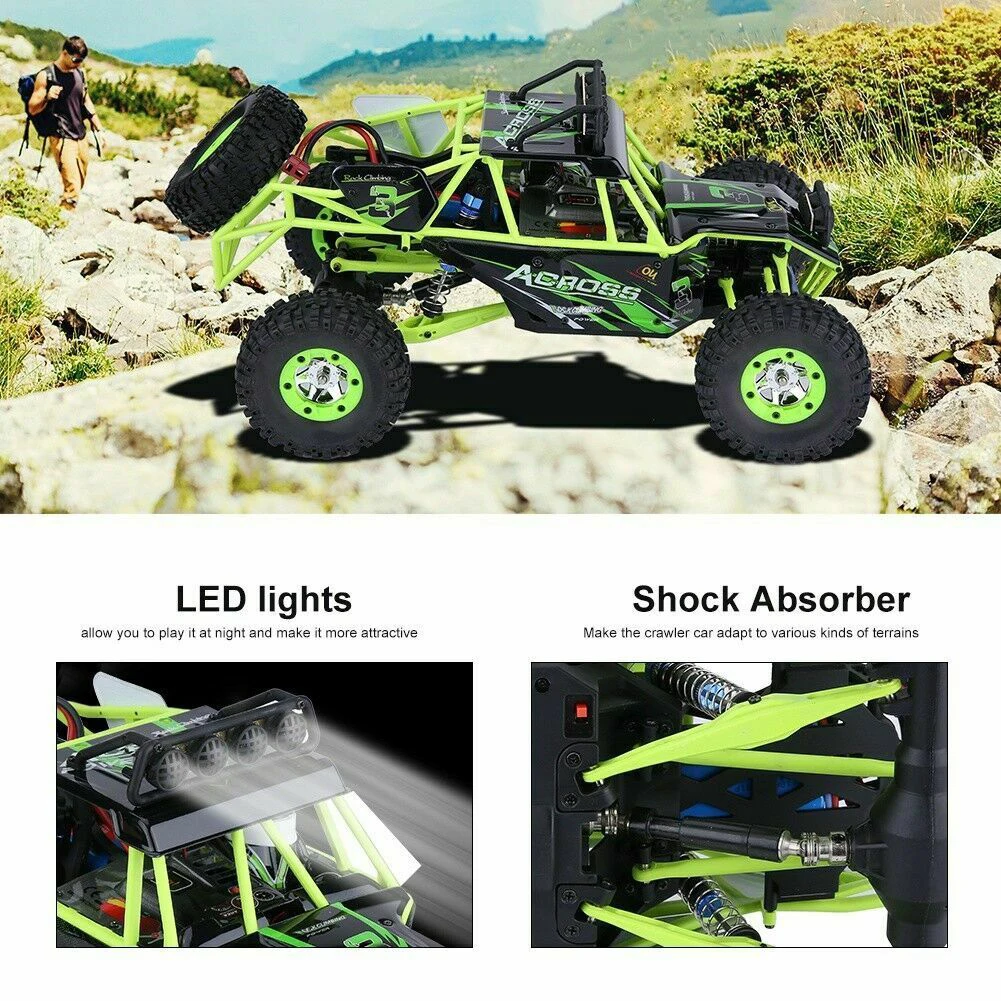 Pokich RC автомобиль внедорожный грузовик Высокая скорость четыре-привод внедорожный альпинистский автомобиль 50 км соревновательная игрушка автомобиль 1:12 дистанционное управление модель автомобиля