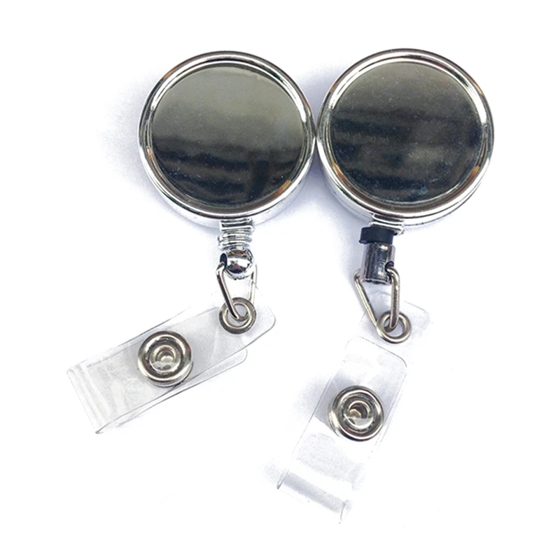 

1 PCS Easy Pull Clasp Entrance Card Adjustable Buckles Job Card Pocket Clip Attendance Certificate Card Sets Metal Badges