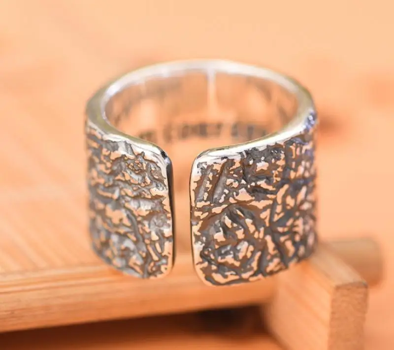 昭和レトロ　リング 男性用オープンリング,レトロファッション66,モーターサイクル,パンク