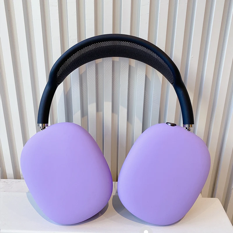 Цветной силиконовый чехол для AirPods Max Apple 2020 новинка умные Беспроводные наушники с