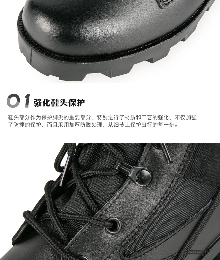 Manufacturers Direct Selling a Wave Combat Boots Desert Boots Hight-top Outdoor Tactical Boots Special Forces 07 Combat Boots Ou