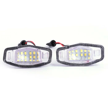 

Direct Mount License Plate Light White 12V Super bright Replacement Exterior 18 LED