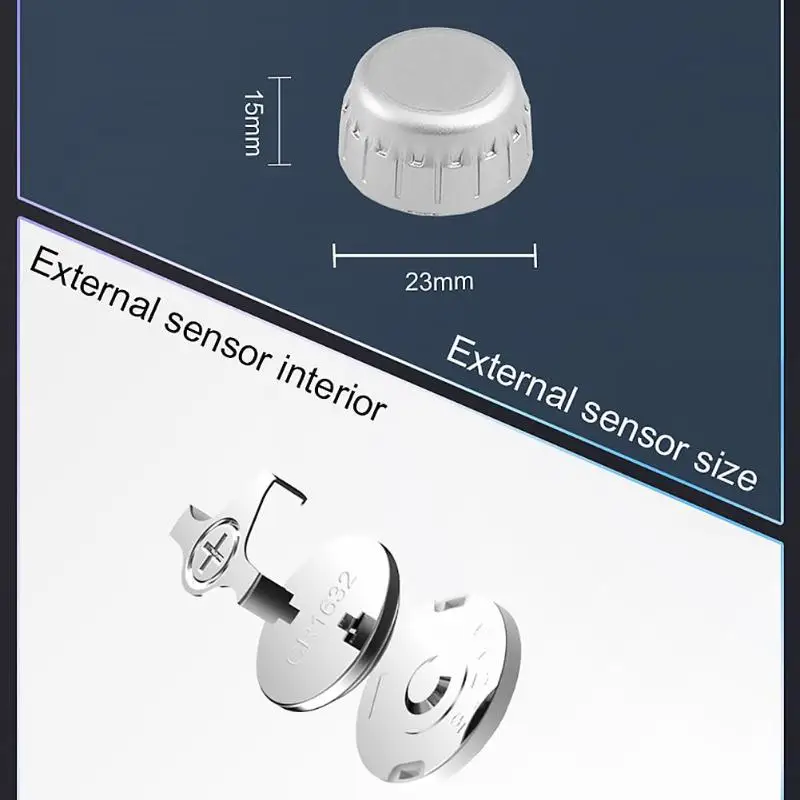 M3-WF usb зарядка мотоцикла TPMS мотор шин давление мониторинга сигнализации с 2 беспроводными внешними/внутренними датчиками