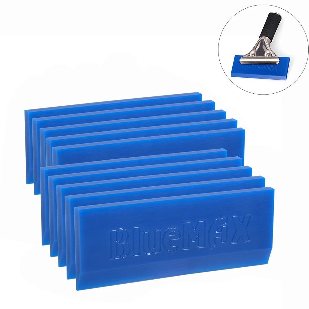 FOSHIO BLUEMAX Rubber Strip Blade Handle Squeegee Car Ice Scraper Cleaning Tool Snow Shovel Glass Water Wiper Window Tint Wrap | Автомобили