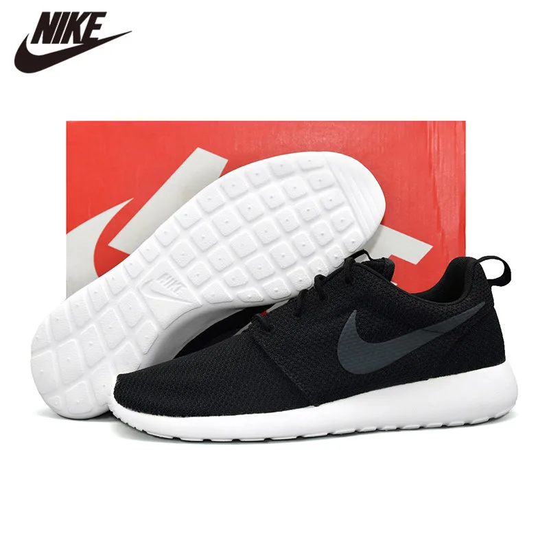 Original NIKE ROSHE RUN Men's Running Outdoor Sports Shoes Black 511881-010 Original NIKE ROSHE RUN Men's Running Outdoor Sports Shoes Black 511881-010