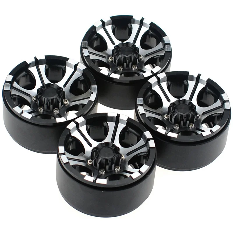 

4Pcs/Lot 1.9 Inch Beadlock Wheel Rims RC 1:10 Rock Crawler Alloy Wheels Rims for RC Crawler Traxxas Axial SCX10 CC01 Wheel Hub