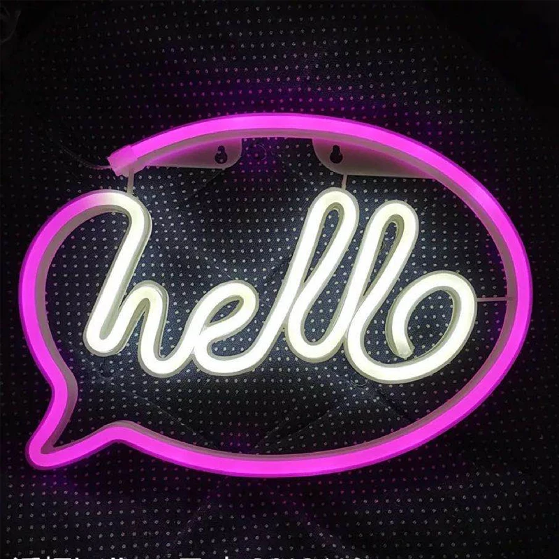 

led neon moulding light love Speech frame USB waterproof battery box dual purpose interio Festive atmospheredecoration led Strip