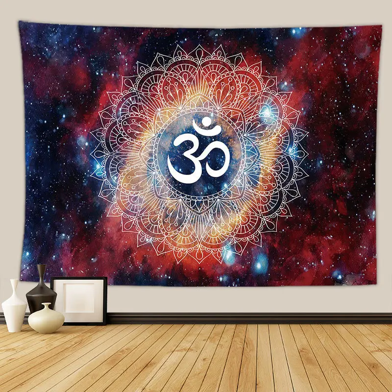 FGT5864 Настенный Гобелен медитация макраме Мандала Tapisserie Murale Tapis Фреска Tapisserie Murale полиэстер покрывало пляжный коврик йога коврик - Цвет: FGT5864
