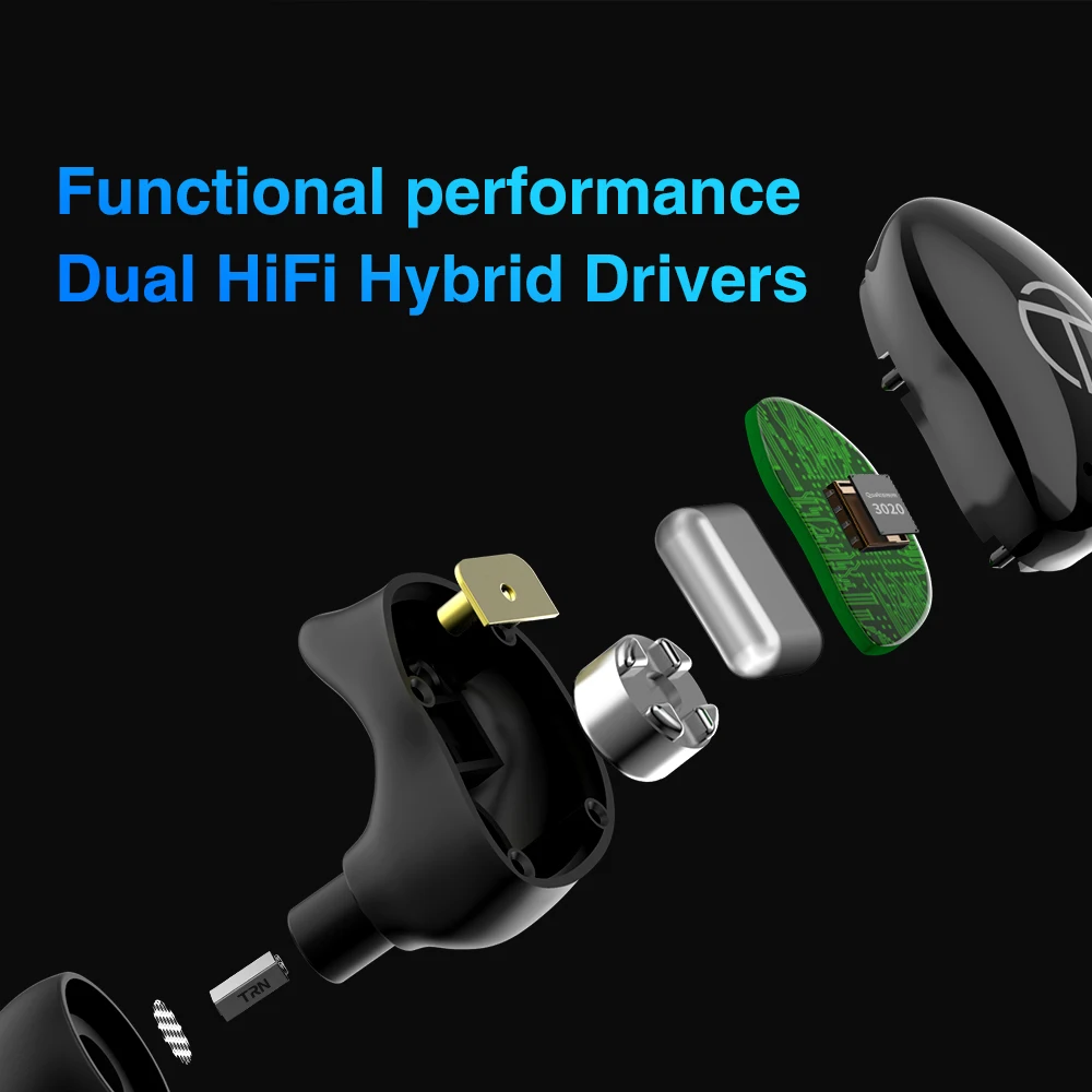 FDBRO T200 TWS гибридные драйверы Bluetooth наушники Aptx/AAC/SBC Apt-x V5.0 Bluetooth наушники QCC 3020 TRN V80/V90/V20/X6