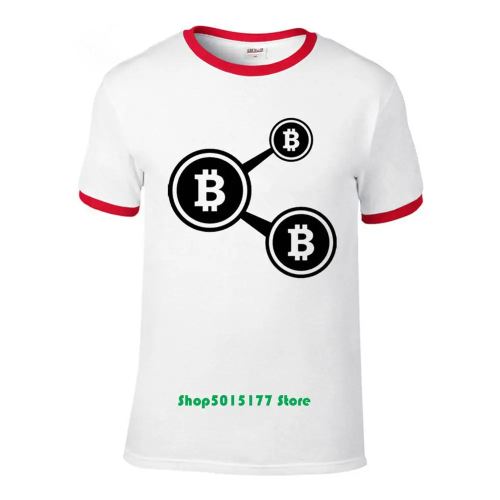 Мужская футболка с надписью Bitcoin смешная 3 Like Mechanical gear цена биткоина принтом