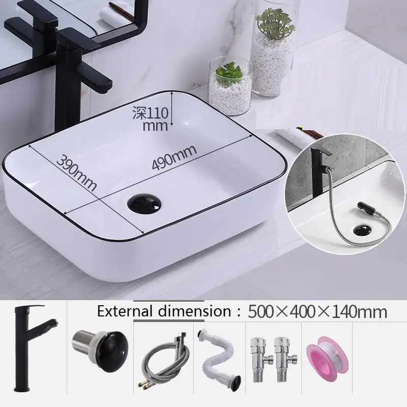 Version H Nablatowa чаша да Appoggio Pia Para Lavandino Waschtisch Evier Salle De Bain Lavabo ванная комната Куба Banheiro раковина умывальник - Цвет: Version H