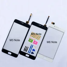 Écran tactile de remplacement 5.5 pouces pour Meizu M5 Note M3 Note M681H M6 Note, panneau en verre=