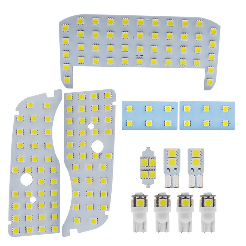 Safego T10 SMD 5050 Светодиодная лампа для освещения салона автомобиля набор из 12 шт.