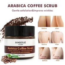 

LUXSIMEL Organic Exfoliator Whitening Coffee Body Scrub silicone body scrub body skin care