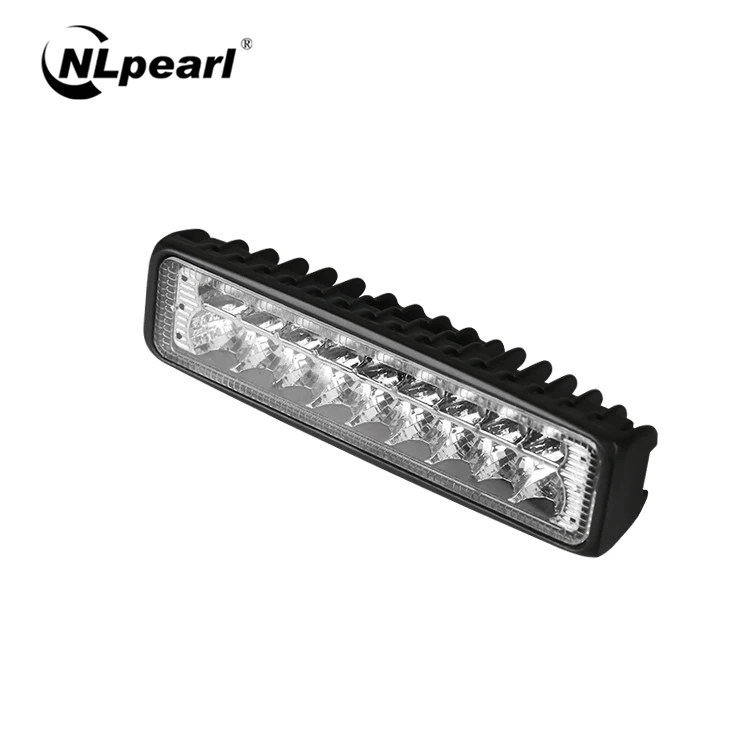 1 piece-12 modes NlpearL 12-24V " светодиодный противотуманные Автомобильные фары красный синий желтый 5 стиль мигающий светодиодный свет для полиции для внедорожника грузовика трактора 4X4 ATV - Цвет: 1 piece-12 modes