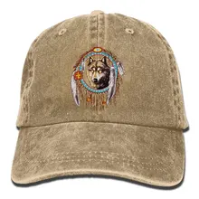 Индийский волк Ловца снов ковбои бейсболки для мужчин женщин Дальнобойщик стиль шляпы