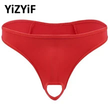 Купальник пикантное белье для мужчин нижнее белье микро бикини трусы шорты с пенисом отверстие купальник сетчатый бандаж гей под одеждой