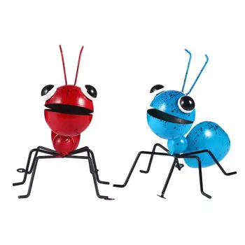 

2pcs Lovely Ants Decoration Wrought Iron Ants Decors Creative Insect Decorations