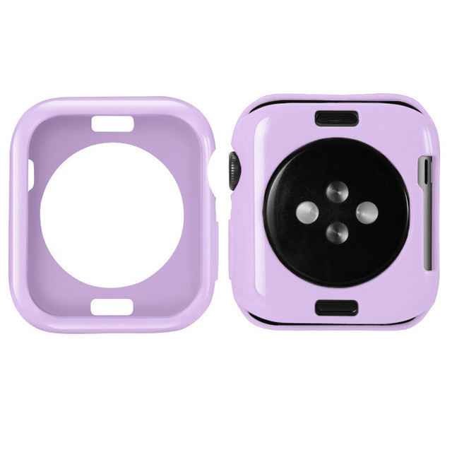 Soft Silicone Case for Apple Watch 6 SE 5 4 3 2 1 40MM 44MM Cover Protection Shell for iWatch 4 5 6 3 2 42MM 38MM Bumper