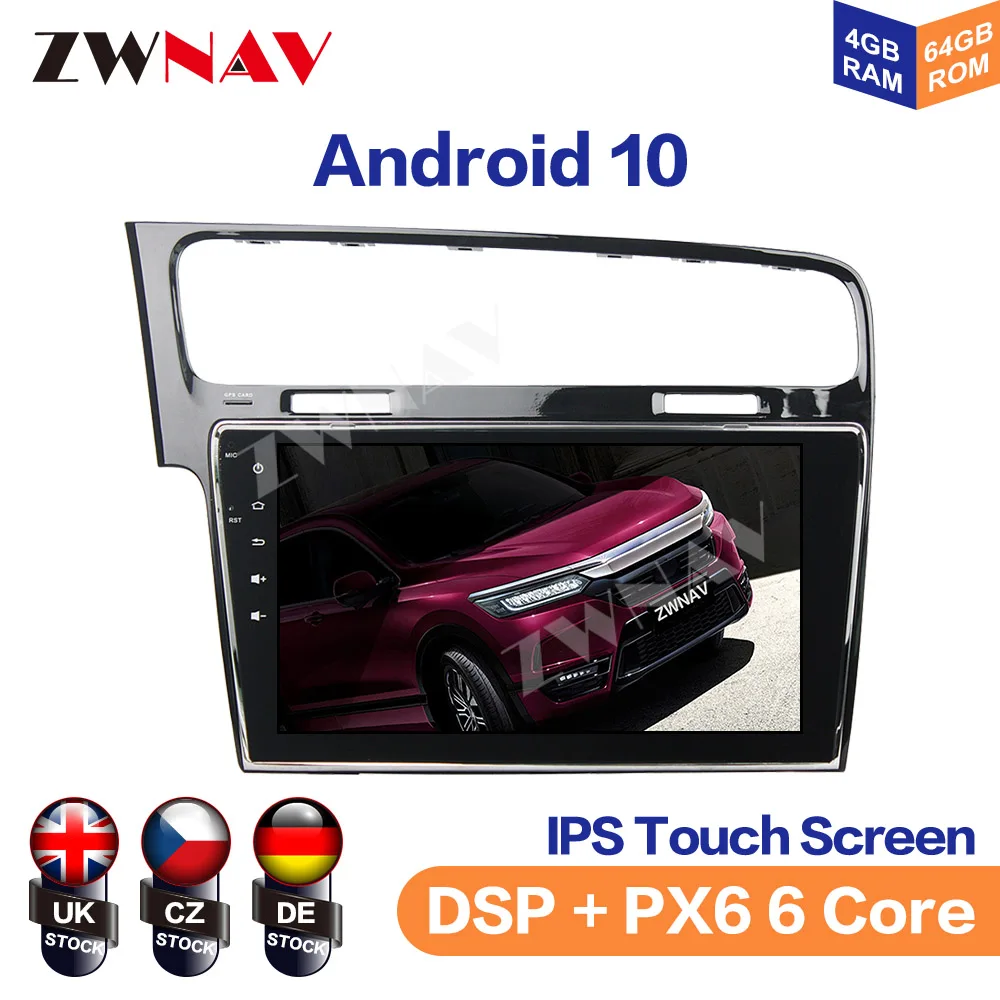 

Android 10 Car Radio for Volkswagen Golf 7 Multimedia 2013 - 2017 Golf7 Stereo Autoradio DSP Audio IPS Carplay HDMI 4Gb+64Gb