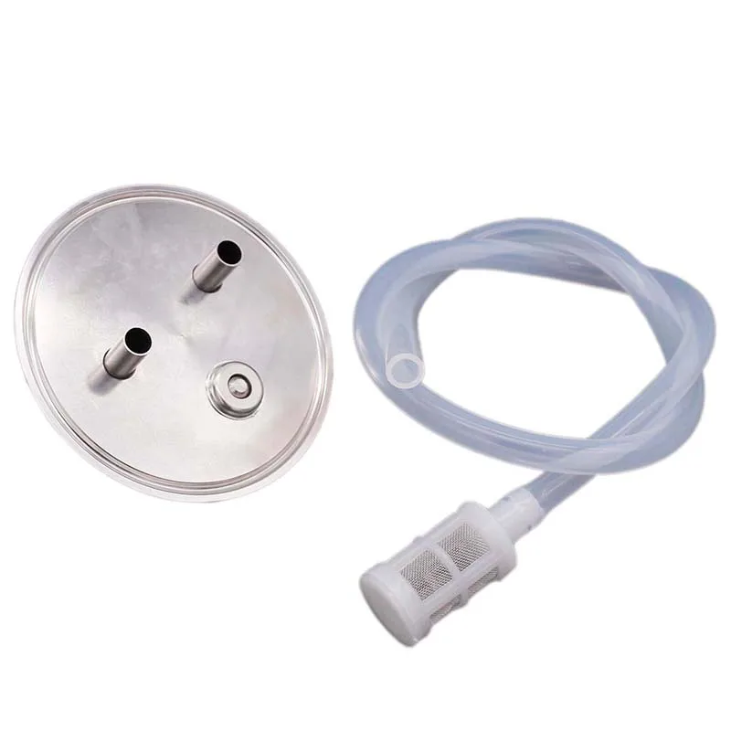 " Tri Clamp(91 мм OD) шаровой замок конвертировать крышку с газовым столбом Beer Post PRV 60 см силиконовый шланг Homebrew Kegging оборудование