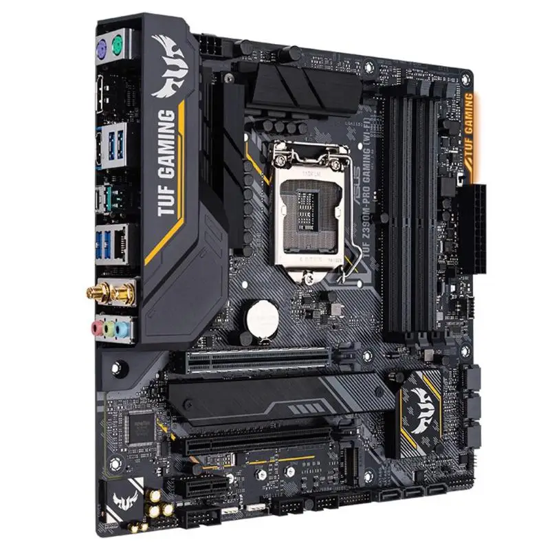 

ASUS TUF Z390M-PRO GAMING Desktop Motherboard Wifi Z390 Socket LGA 1151 Micro ATX Computer PC Mainboard