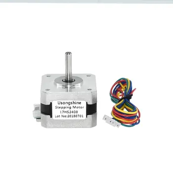 

17HS2408 4-lead Nema 17 Stepper Motor 42 Motor 42BYGH 0.6A 12N.cm 36cm Wire CE CNC Laser and 3D Printer Motor 3D Printer Parts
