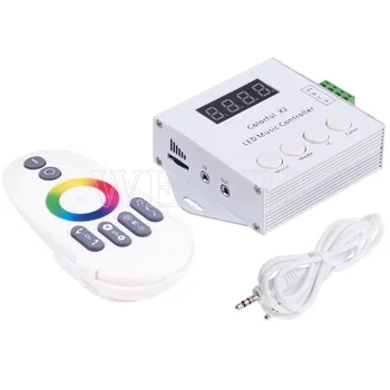 

WS2812B WS2811 WS2813 6803 USC1903 IC Digital Addressable LED Strip Music Controller 1000 Pixels DC5-24V Colorful Controller