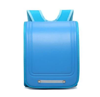 light blue Детская школьная сумка большой емкости школьный рюкзак с принтом медведя Совы ортопедический рельефный рюкзак для девочек 3-5 класс студентов - Цвет: light blue