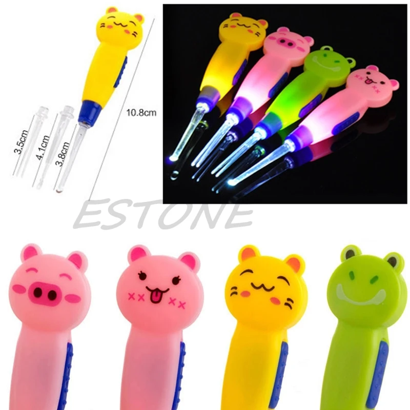 Светодиодный светильник Dig Flash Light Ear 3x Ear-pick средство длоя удаления воска pick Ear pick Clean Ears