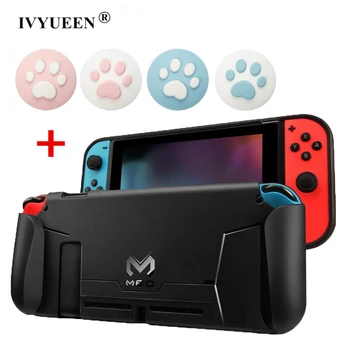 

IVYUEEN Soft Protective Case Shell for Nintend Switch NS Console Handle Grip Cover with Shock-Absorption and Anti-Scratch Design