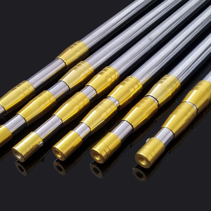 

Stainless Steel Fishing Rod Yellow Case Reinforced Fishnet Copy Short Connector Harpoon Rod Outdoor Supplies Fishing Gear