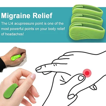 

Acupoint Massage Clips Headache Migraine Pressure Relief Hukou Point Clip Relieve body back pain release work study pressure*