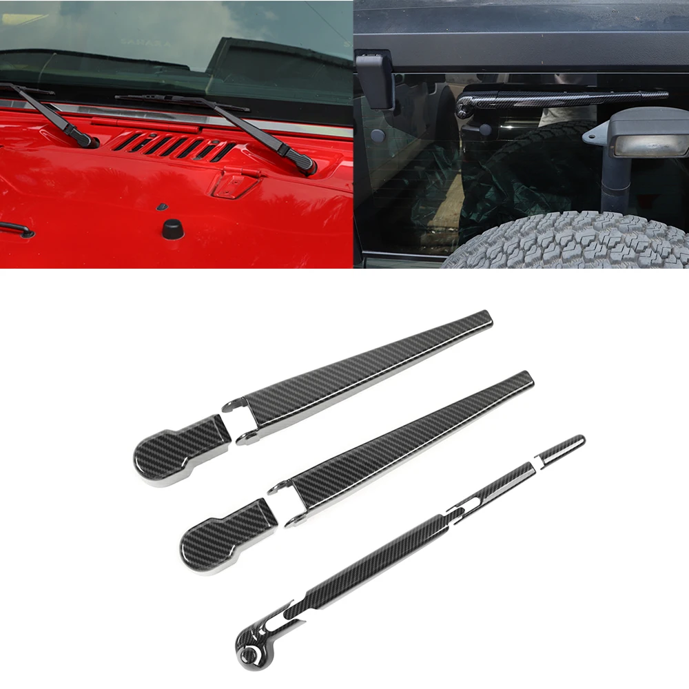 For Jeep Wrangler Jk 20072017 Car Front Rear Rain Wiper Window Blade