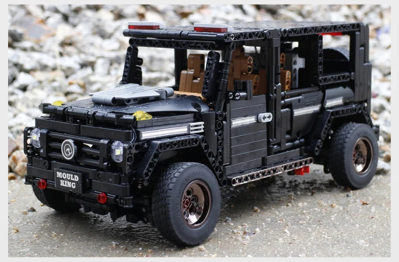 Форма King 13070 Technic APP RC G-glass G500 AWD Wagon SUV Vehicle Fit MOC 2425 функция питания двигателя строительные блоки кирпичи игрушки