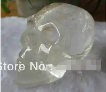 

NATURAL TRANSPARENT QUARTZ CRYSTAL SKULL HEALING