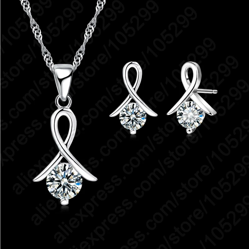 JEXXI-New-Fashion-Set-For-Women-Cross-CZ-925-Sterling-Silver-Pendant-Necklace-Stud-Earrings-With (1)