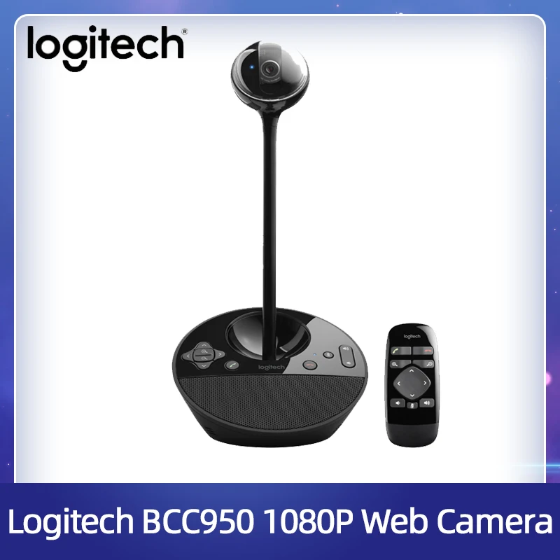 Logitech BCC950 бизнес HD Конференц видео офисная веб камера с 1080p/30fps Full 1080P настольная