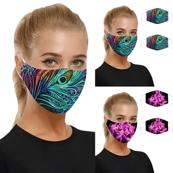 

2PC Universal Dust-Proof And Smog-Washable маскировать For Adults In Europe And America Maska Washable Reusable Maske Facemask