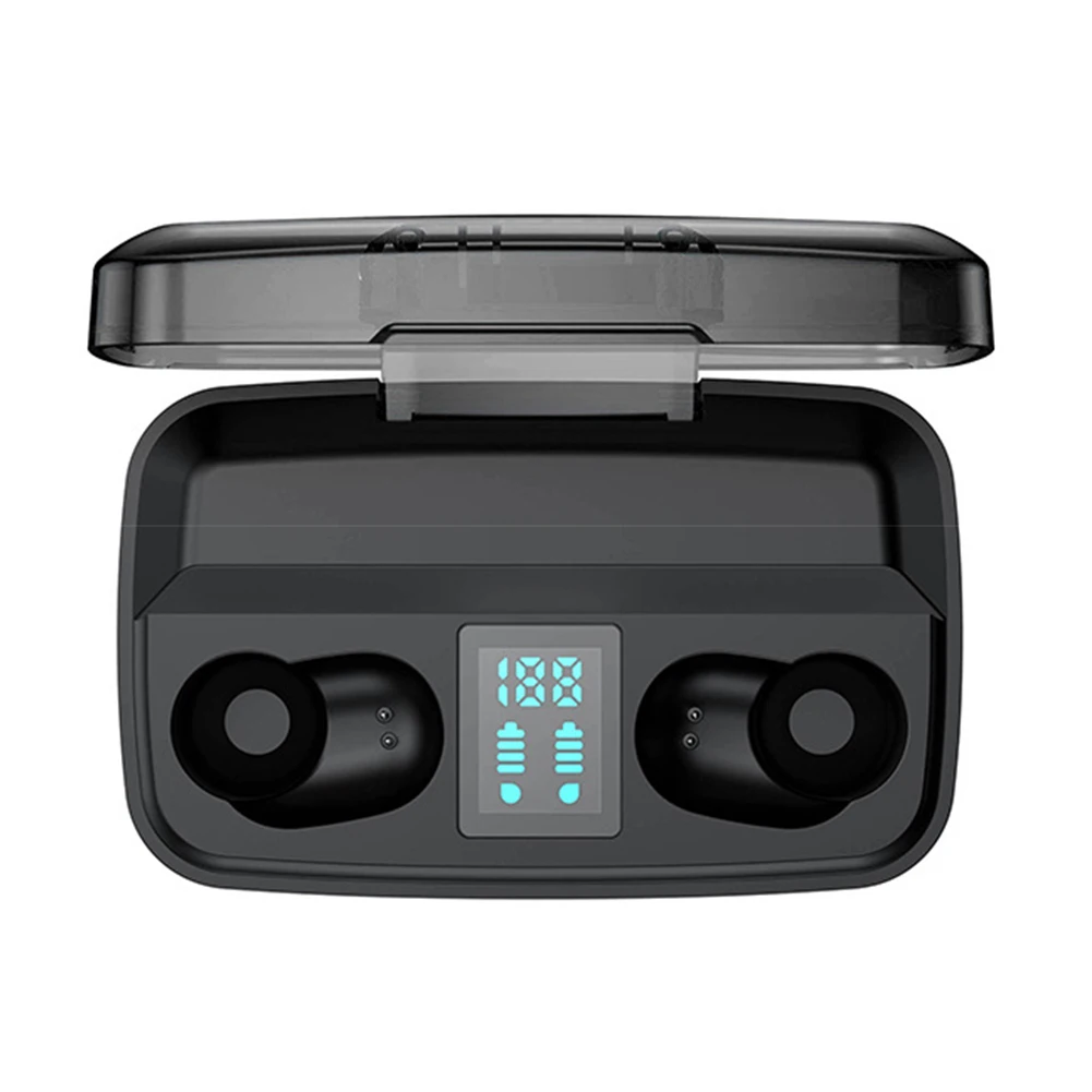 M13C TWS, перезаряжаемый светодиодный дисплей, Спортивные Bluetooth 5,0, эргономичные, стерео, с шумоподавлением, игровые беспроводные наушники, водонепроницаемые