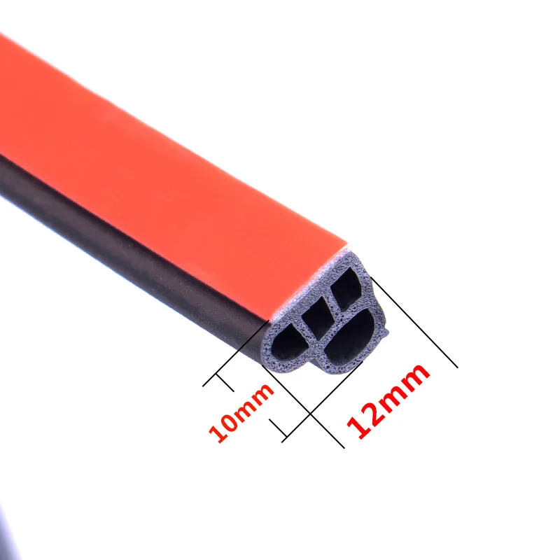 Резиновая уплотнительная лента для автомобильной двери двухслойная клейкая