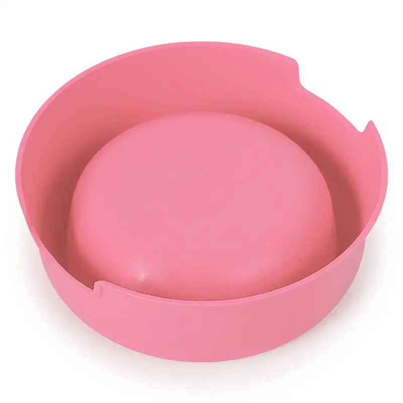 1Pc High Quality Solid Color Pet Bowls Candy-Colored Lightweight Plastic Single Bowl Small Dog Cat Pet Bowl Pet Feeding Supplies