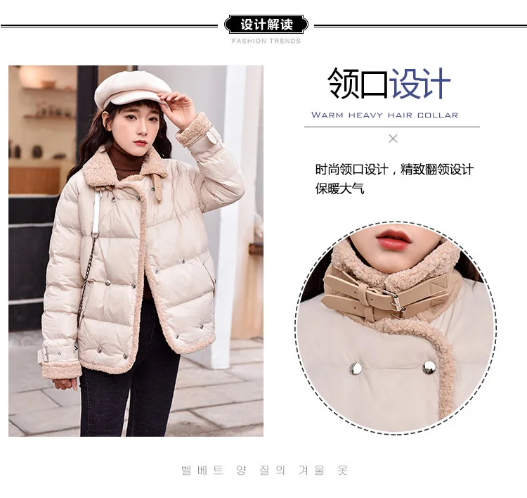 New Style down Jacket Cotton-padded Clothes Retro Hong Kong Style Versatile Cotton-padded Jacket