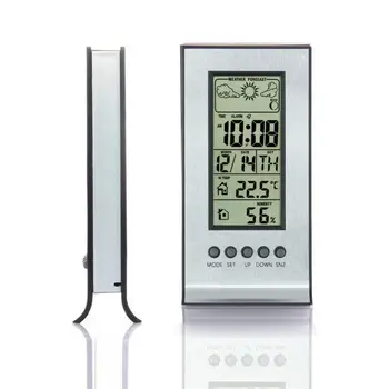 

Clock Thermometer Alarm Forecast Calendar Alarm Clock Monitor Thermometer