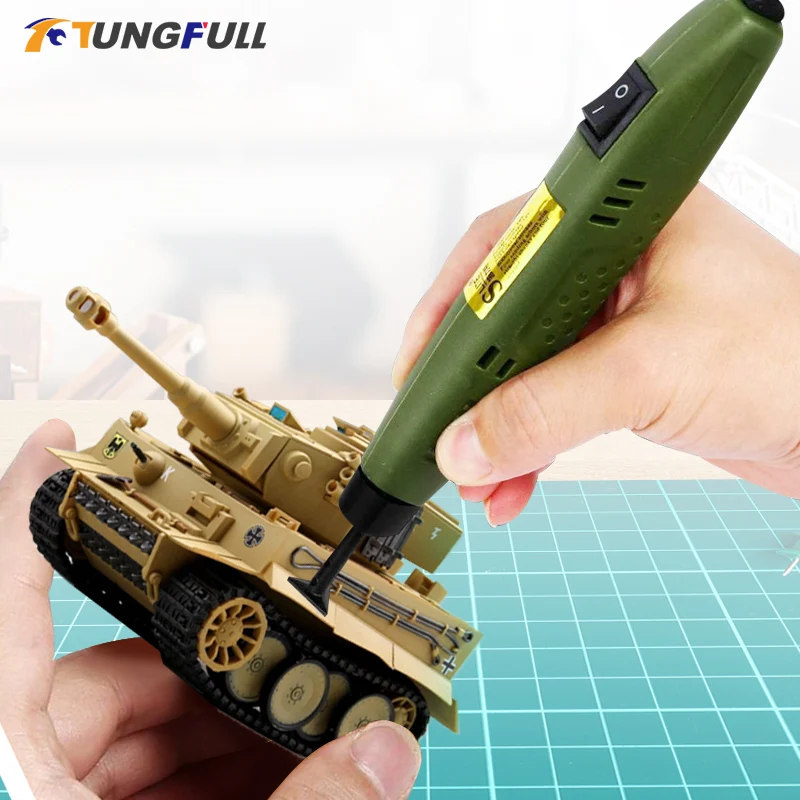 110V-220V Mini Pen Sander Model Polishing Grinding Gundam Military Model Grinding Round Corner Polisher Grinder Tool Machine 2
