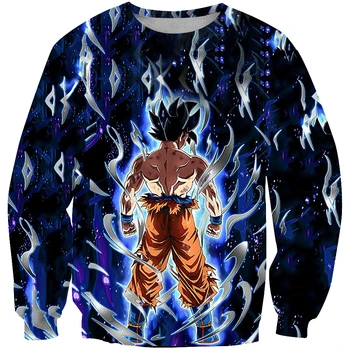 

New Dragon Ball Goku Hoodies 3D Printed Sweatshirts Men Women Casual Hooded Loose Autumn Winter Coat Streetwear Jackets Hoodies